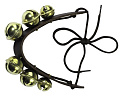 GEWA BELL WREATH Венок из 6 колокольчиков на ремне, со шнурком для крепления на руке или ноге