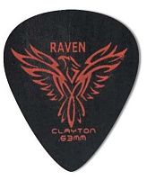 CLAYTON BS63/12  набор медиаторов - 0.63 mm BLACK RAVEN стандартные