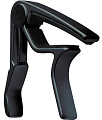 DUNLOP 84FB Acoustic Trigger Flat Black Каподастр для вестерн-гитары, плоский, черный