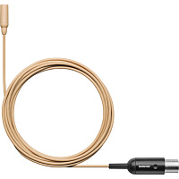 SHURE TL48T/O-MTQG-A Петличный всенаправленный микрофон TwinPlex, оптимизирован для речи, низкая чувствительность, кабель 1.6 мм