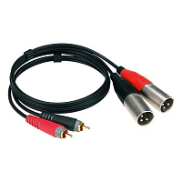 ROXTONE RACC190/3 Аудио-кабель 2 x RCA -  2 x XLR male 3P, длина 3 метра
