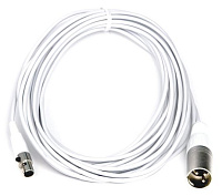 Audix CBLM25W Микрофонный кабель 7,6 м, d 3,3 мм, Mini-XLRf XLRm, для серии Micros и MicroBoom, белый