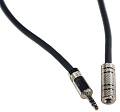 ROCKDALE JJ001-1M удлинитель для наушников, длина 1 м (разъёмы stereo mini jack female x stereo mini jack male)