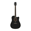 STARSUN DG220c-p Black акустическая гитара, цвет черный