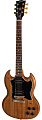 GIBSON SG Tribute Natural Walnut электрогитара, цвет натуральный, в комплекте кожаный чехол