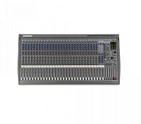 SAMSON L3200 микшерный пульт, 24 микр./лин. + 4 стереовхода, 4 подгруппы, 6 AUX sends/ 2 Stereo AUX return, 2 процессора/24 bit (2х100 эффектов), интерфейс USB, фейдеры 100 мм, моновыход на сабвуфер