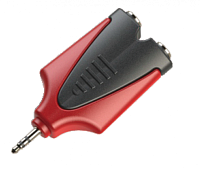 ROXTONE RPAN320 Переходник 2 x 6,3 мм stereo Female Jack 3,5 stereo Male Jack 