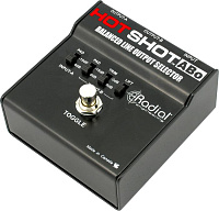 Radial HotShot ABo переключатель между двумя балансными сигналами, вход 1x XLR, выходы 2x XLR