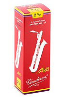 Vandoren SR3425R трости для баритон-саксофона, JAVA RED CUT, №2.5, (упаковка 5 шт. )