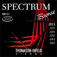 THOMASTIK SB111 струны для акустической гитары, сталь/бронза, 11-52