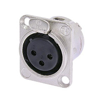 Neutrik NC3FD-L-1 панельный разъем XLR female