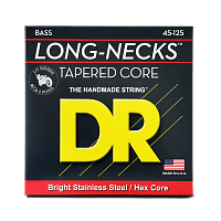 DR TMH5-45 струны для 5-струнной бас-гитары, калибр 45-125, серия LONG NECKS™, обмотка нержавеющая сталь, покрытия нет