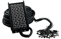 Rockcable RCL30925  мультикор, XLR 24x4, 30 метров.