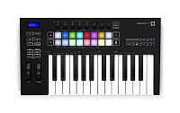 NOVATION Launchkey 25 [MK3]  миди-клавиатура, 25 клавиш, Pitch/Mod контроллеры, полноцветные пэды, питание от USB