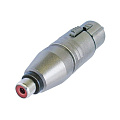 Neutrik NA2FPMF адаптер-переходник, 3-контактный XLR мама - RCA мама