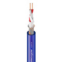 ROXTONE GC010/100 Blue Кабель инструментальный на катушке, 100 метров, 100% экранирование (медная спираль 48x0.10 мм + гальваническая изоляция), D 6 мм, цвет синий, температурный режим эксплуатации: -20°C/+70°C