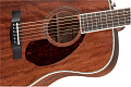 FENDER PM-1 Dreadnought All Mahogany with Case, Natural OV Акустическая гитара, массив красного дерева, накладка овангкол, кейс