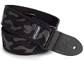 DUNLOP D38-10GY Cammo 2" Ремень гитарный, жаккард, черно-серый камуфляж