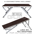 GUIL TM441 cценический станок, 2x1 м, 5 позиций регулировки высоты и наклона, TMU-01 и TMU-02/441  в комплекте