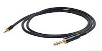 Proel CHLP185LU3 Кабель JACK 6.3 mm стерео - 3.5 Jack стерео, длина  3 метра