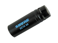 SHURE BETA 98Н/С миниатюрный кардиоидный микрофон для музыкальных инструментов с кабелем (XLR) и встроенным предусилителем