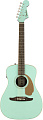 Fender Malibu Player AQS Электроакустическая гитара, цвет лазурный
