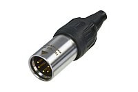 Neutrik NC5MX-TOP кабельный разъем XLR male, для наружного использования, золоченые контакты, IP65