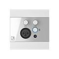 AUDAC WP225/W Панель удаленного микшера с Bluetooth-приемником, универсальная. Цвет белый