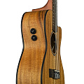 DIAMOND HEAD DU-350TCE Flamed Acacia электроукулеле тенор, акация, гриф красное дерево, чехол