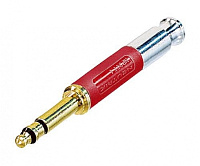 Neutrik NP3TT-AU-R разъем Bantam 4.4мм (0.173"), TR под пайку, S под обжим красный