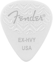 FENDER WAVELENGTH 351 X HVY WHITE медиатор, экстражесткий