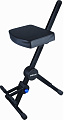 QUIK LOK DX739 стул с регулируемой высотой (от 56,5 до 85,5 см) c подставкой для ног, ширина 41,5 см