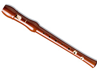 HOHNER B9550 блокфлейта, С-Soprano, система барокко, груша (темная отделка), 2 части