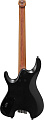 IBANEZ QX52-BKF безголовая электрогитара, 6 струн, HH, наклонные лады, цвет черный