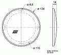 Visaton R 10 SC/8 Головка динамическая 10 см 8 Ом, 20 Вт