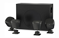 Tannoy SAT SUB 4PACK комплект: настенный сабвуфер 6,5" и 4 сателлита 2,5", встроенный кроссовер, 70/100 B - 80 Вт, 120 Вт/8 Ом, 32 Гц - 20 кГц, цвет чёрный