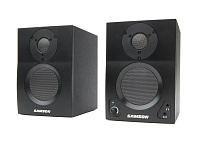 Samson MediaOne BT3 Bluetooth пара активных студийных мониторов, управление по  Bluetooth, 3" НЧ вуфер + 1" ВЧ драйвер, 2х15 Вт RMS, 95 Гц - 23 кГц, вес 3.7 кг