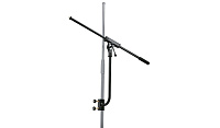 K&M 24010-314-55 дополнительное телескопическое звено-держатель к микрофонной стойке, длина 340 мм, сталь, черное