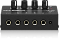 Behringer HA400  миниатюрный 4-канальный усилитель для стереонаушников