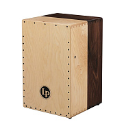 LP LP1422 Cajon Americana 2-Voice Wire Solid Black Walnut & Solid Hard Maple кахон