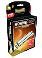 HOHNER 360° (M55016X)  Диатоническая губная гармоника. Ограниченный выпуск. Тональность C, порзрачный корпус, стальные крышки