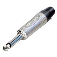 Neutrik NP2X разъем Jack 6.3мм TS (моно) штекер, толщина 14.5мм