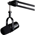 SHURE MV7-K гибридный широкомембранный USB/XLR микрофон для записи/стримминга речи и вокала, цвет черный