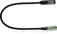 KLARK TEKNIK LEDLAMP18 светодиодная лампа подсветки на гусиной шее 18" с прямым 4-контактным XLR, 12 В,  контакты 3-, 4+