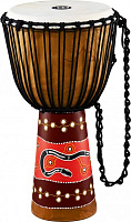 MEINL HDJ5-XL  африканский джембе X-Large (13" х 25"), цвет - рисунок "Питон", мембрана - кожа козла