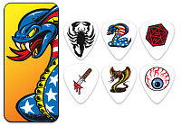 DUNLOP BL116T.73 Dirty Donny Series 2 Pick Tin Набор медиаторов в жестяном коробке .73 мм (6 шт)