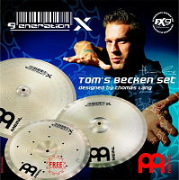 MEINL GX-TB14/17/18  комплект тарелок, состоит из 18" Generation X Kinetik Crash, 17" Generation X Kompressor Crash, 14" Generation X Filter China