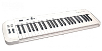 SAMSON CARBON 49 USB MIDI-клавиатура, 49 чувствительных к скорости нажатия клавиш, 2 колеса (модуляция и питч), назначаемый энкодер и ползунок громкости. iPad/PC/Mac совместимость. Вес 4,3 кг 