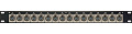 Canare 161U-X12F аудио патч панель XLR, 1 ряд по 8 разъемов XLR-male и 8 разъемов XLR-female