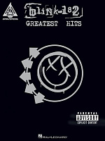 HL00690831 - blink-182: Greatest Hits (Guitar Recorded Versions) - книга: гитарные табулатуры на песни группы Blink 182, 96 страниц, язык - английский